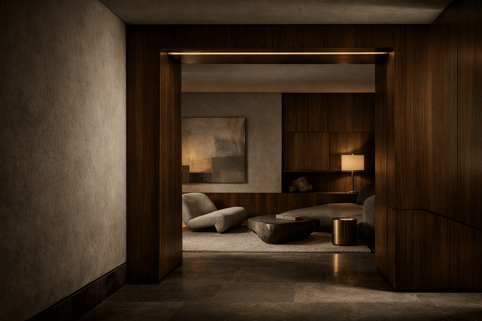 Dettaglio architettonico di un interno residenziale