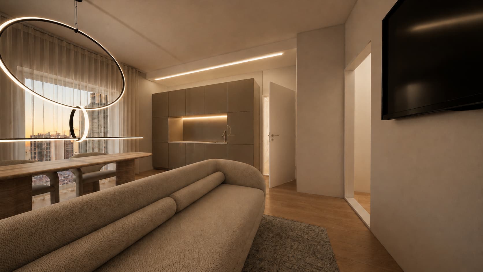 Brunelleschi 4 – Milano, living