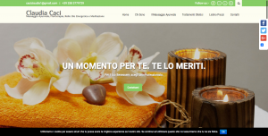 Home Page Sito Web Claudia Caci